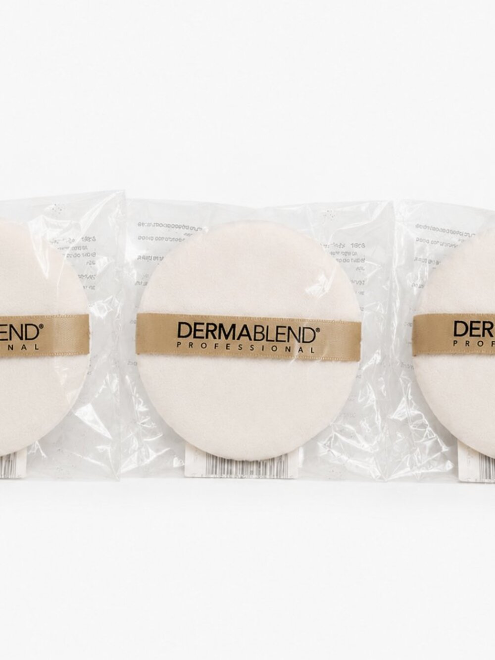 Dermablend Professional Powder Puffs Set of 3 | Authentic Pro Artist Quality
